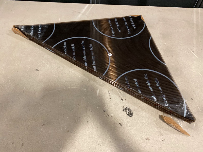 View 2 of 30 1/2" x 15" 4 Pack Greenhouse Parts Black
