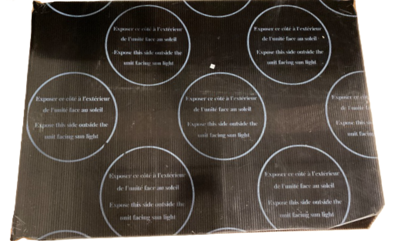 Photo 1 of 36 1/2" x 25 1/2" 4 Pack Greenhouse Parts Black