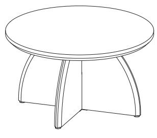 Photo 1 of Wood 47 in. Pedestal Dining Table, Round Dinner Kitchen Dining Room Table Seats 4 Black 