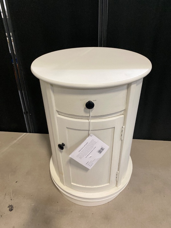 Photo 1 of Swivel Accent Table - AMH5712 - Ivory - Safavieh Couture