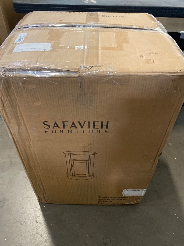 Photo 1 of Swivel Accent Table - AMH5712 - Ivory - Safavieh Couture