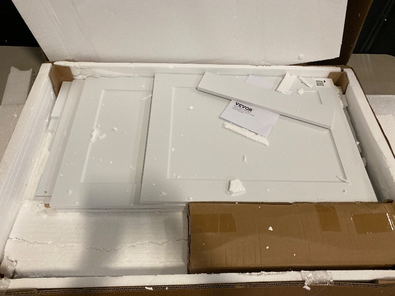 Photo 1 of New | White Shaker Base Cabinet with Drawer, 36-Inch Unassembled Drawer Base Cabinet, 36" W x 24" D x 34.5" H Ready to Assemble Cabinet with Soft-Close Doors and Adjustable Shelf, for Home Office