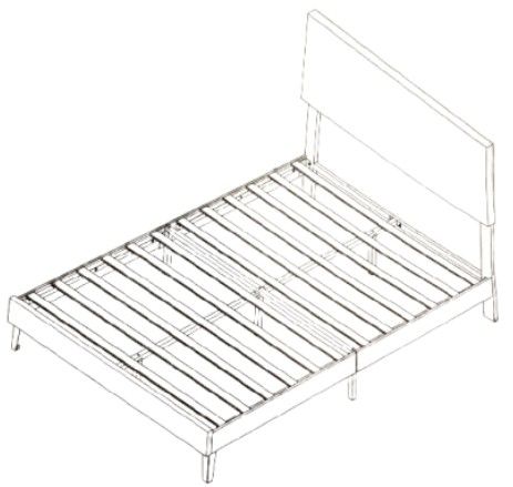 Photo 1 of Green Velvet Upholstered Bed Twin size