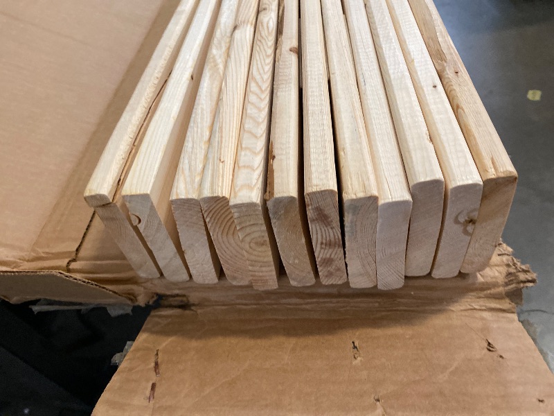 View 3 of Bed Frame Support Slats, Heavy-Duty Solid Pine Wood | Bunkie Board Under Bed-Support, Wooden Support Board for Sagging, Queen