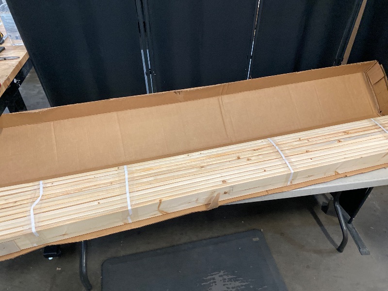 View 2 of Bed Frame Support Slats, Heavy-Duty Solid Pine Wood | Bunkie Board Under Bed-Support, Wooden Support Board for Sagging, Queen
