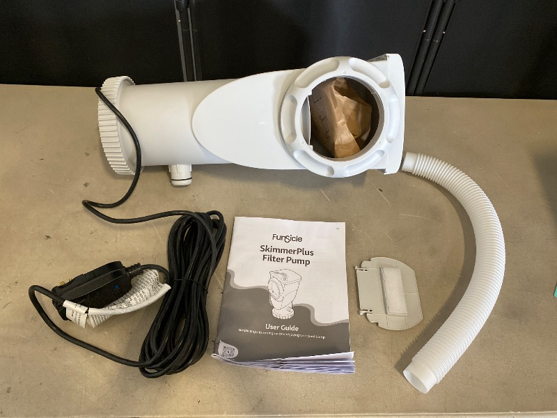 Photo 1 of Funsicle SkimmerPlus 1,500 GPH 2-in-1 Filter Pump and Skimmer System for Above Ground Swimming Pools - Pool Cleaning and Maintenance