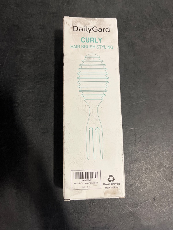 Photo 1 of Daily Gard Curly Hair Brush Set,Curl Defining Brush for Curly Hair,Trident Handle Design,Detangling & Shaping & Defining Curls for Women and Girls,Wet or Dry Hair(Green)