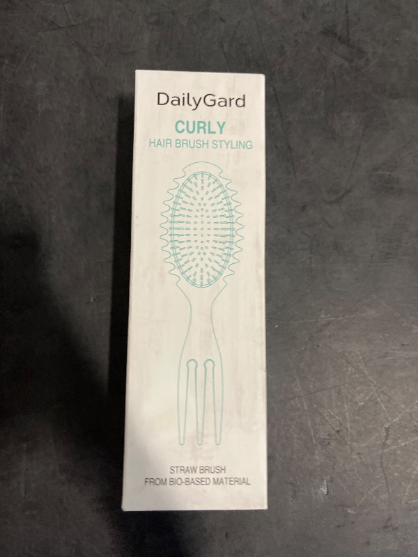 Photo 1 of Daily Gard Curly Hair Brush Set,Curl Defining Brush for Curly Hair,Trident Handle Design,Detangling & Shaping & Defining Curls for Women and Girls,Wet or Dry Hair(Green)