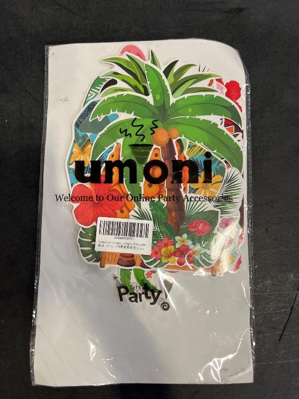 Photo 1 of 12pcs Hawaii Luau Party Centerpiece Sticks Tropical Aloha Tiki Theme Party Centerpiece for Table Hawaiian Birthday Party Decorations for Hawaii Summer Beach Theme Party Supplies