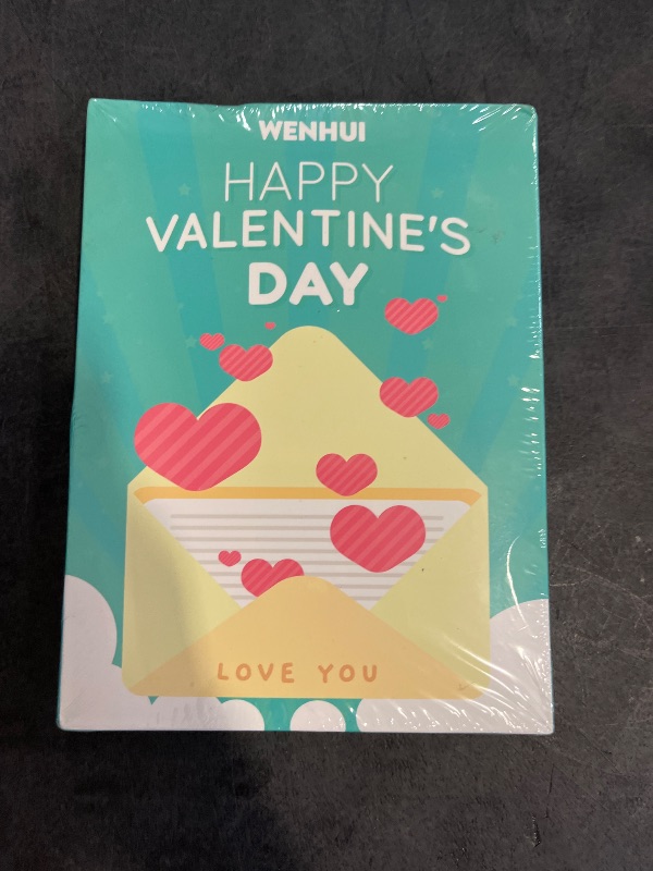 View 2 of WENHUI Gold Foil Valentines Day Cards - Valentine's Gifts Assorted Colors Funny Pun Cards