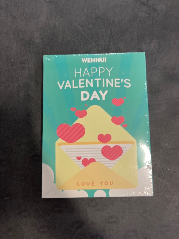 Photo 1 of WENHUI Gold Foil Valentines Day Cards - Valentine's Gifts Assorted Colors Funny Pun Cards