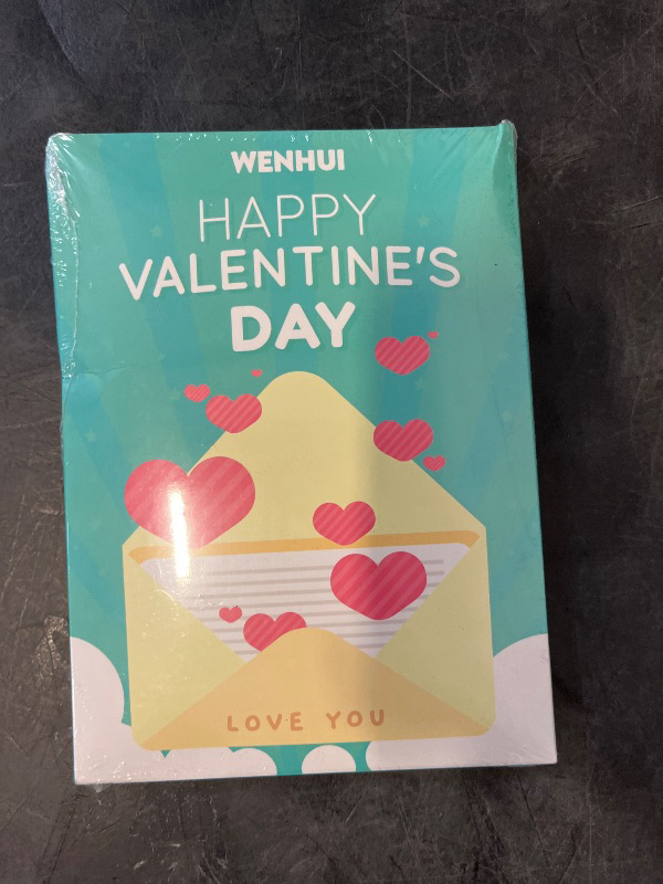 View 2 of WENHUI Gold Foil Valentines Day Cards - Valentine's Gifts Assorted Colors Funny Pun Cards