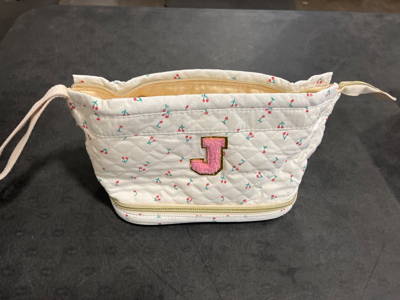 Photo 1 of DTBG Initial Makeup Bag, Cherry, J
