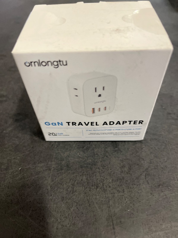 Photo 1 of European Travel Plug Adapter, ORNLONGTU US to Europe Type E F Power Adaptor with 20W USB-C & 3 AC Outlets, Germany France Schuko Travel Adapter for US to EU Spain Iceland Korea Greece German French