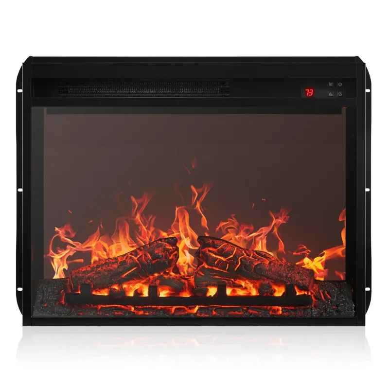 Photo 1 of 23 Wide Replaceable Electric Fireplace Heater Insert, Timer Control, 4 Brightness & Remote control