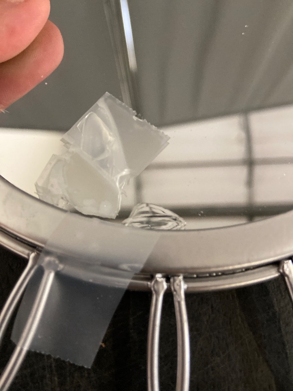 View 3 of 3 Pack Metal Mirrors for Wall Sunburst Wall Mirrors Home Décor Decorative Hanging Wall Art for Living Room Bedroom Entryway (Silver Crystal, Flowers)