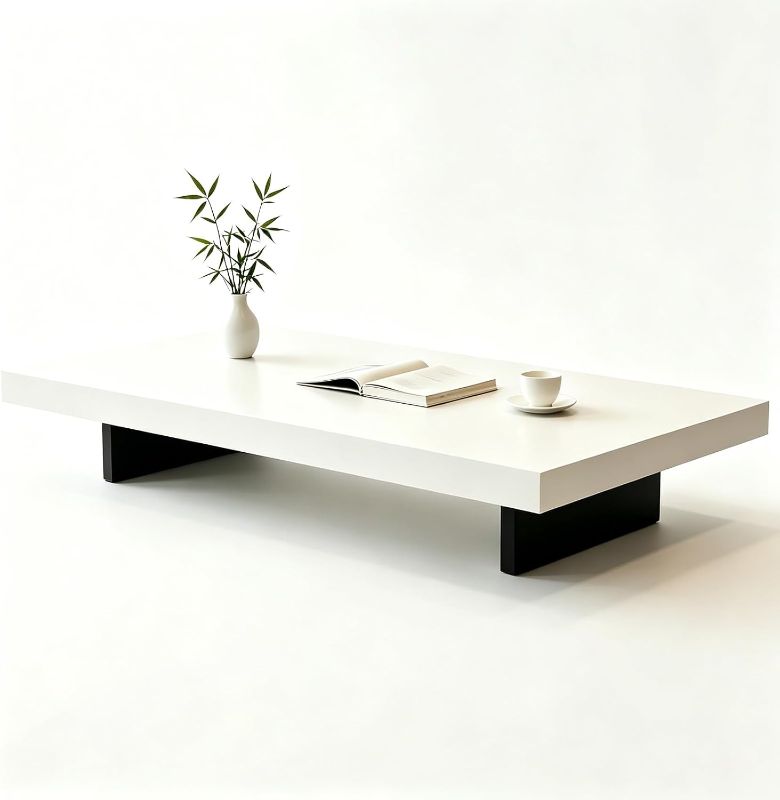 View 2 of Parts Only - coffee table legs only, gold metal 23" long 2" wide