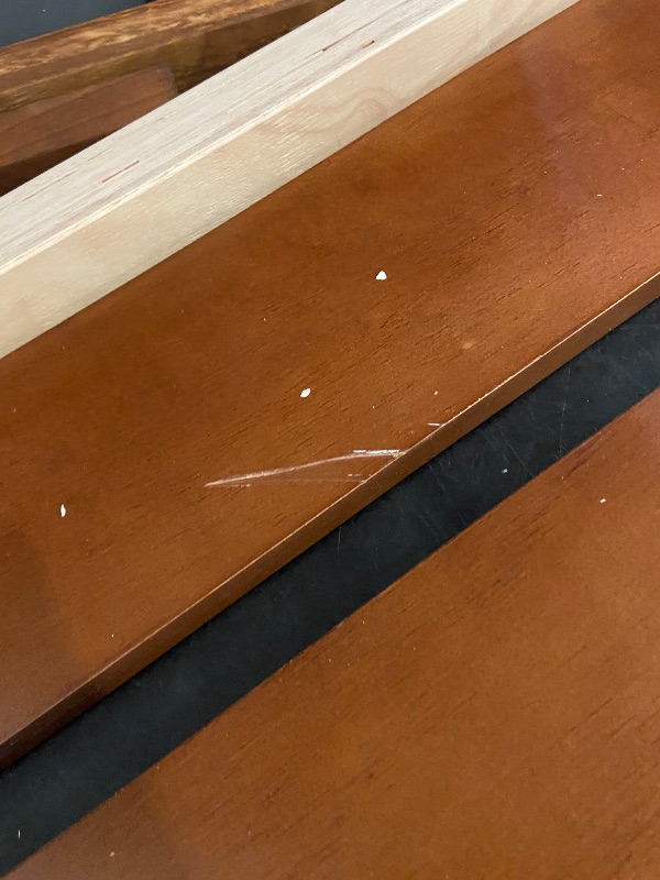 Photo 1 of  Mid-Century Panel Bed - Queen Size - Castanho Finish