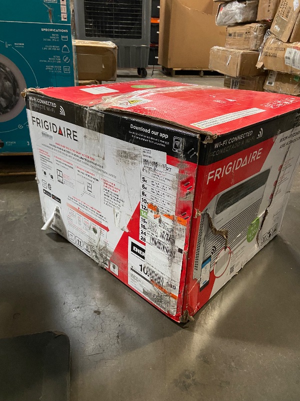 Photo 1 of Frigidaire 14,000 BTU Smart Window Air Conditioner with Wi-Fi, White