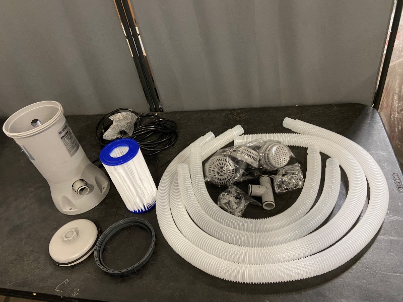View 2 of Bestway 1,000 GPH Filter Pump for Above Ground Swimming Pool with Type III-A/C Cartridge