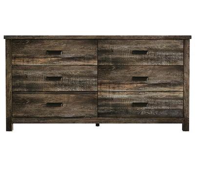 Photo 1 of Home Design Brown Oak Oak 56.5-in W Standard dresser
