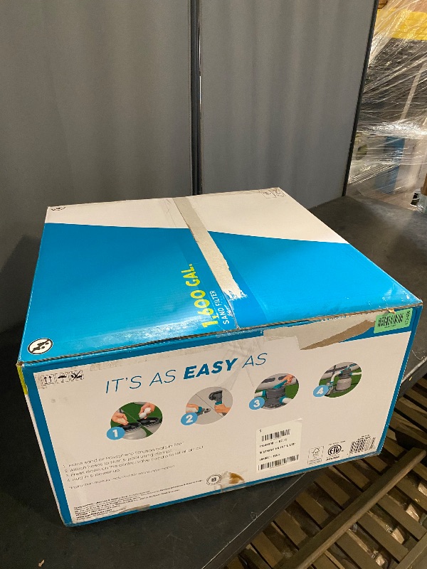 Photo 1 of Bestway 1,500 GPH Above Ground Swimming Pool Sand Filter Pump