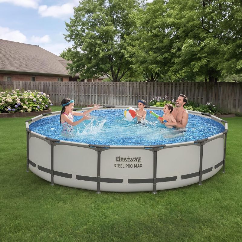 Photo 1 of Bestway Steel Pro MAX 14' x 33" Round Above Ground Pool