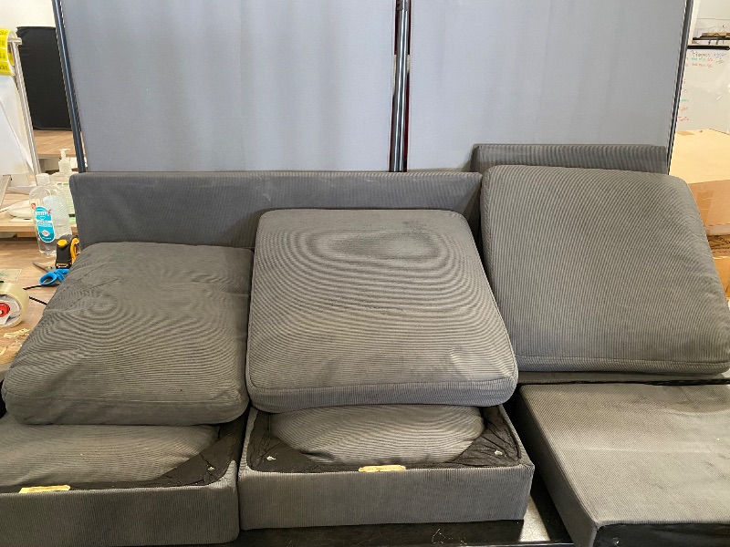 Photo 1 of Small Sectional Sofa Modular L Shaped Couch 3 Seater Sectional Couch Convertible Chaise Ottoman