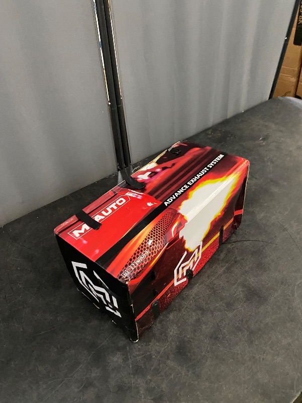 Photo 1 of 2.5 inch exhaust tip, 2.5" Inlet 6.00" Outlet 12.00" Overall Length, 304 Stainless Steel Chrome Plated Exhaust Tip