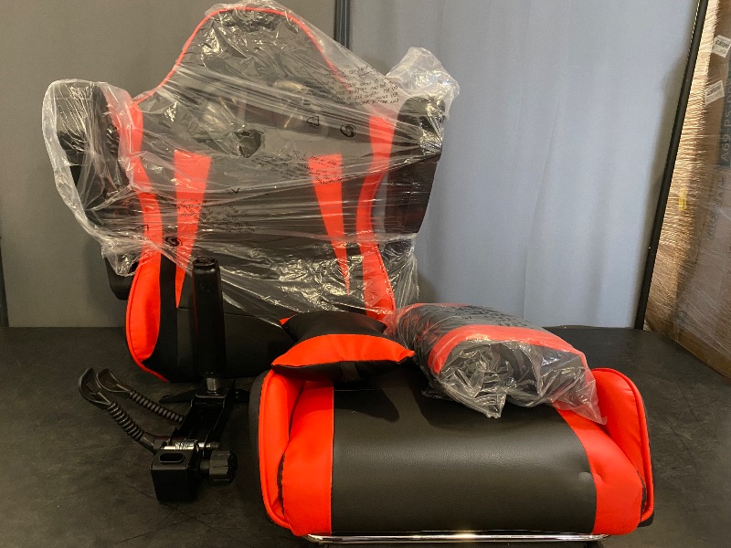 Photo 1 of Ergonomic Gaming Chair with Footrest Reclining Video Game Chair