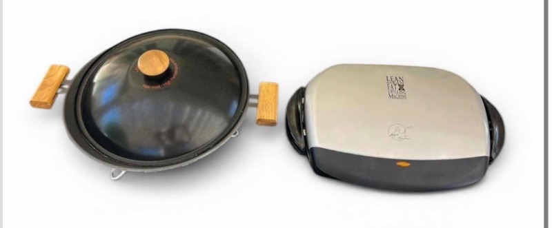 Photo 1 of ELECTRIC WOK AND GEORGE FOREMAN GRILL