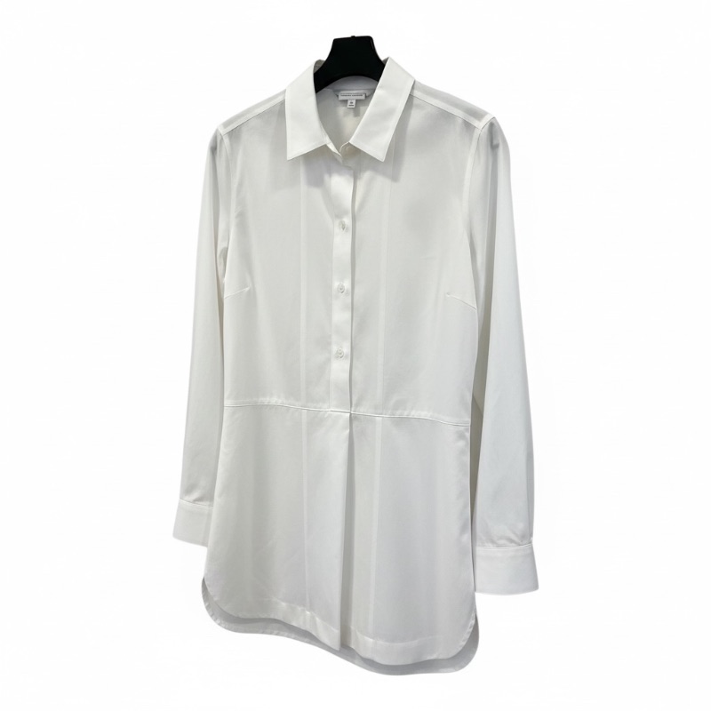 Photo 1 of FOXCROFT NYC WHITE TUXEDO STYLE BLOUSE (6)