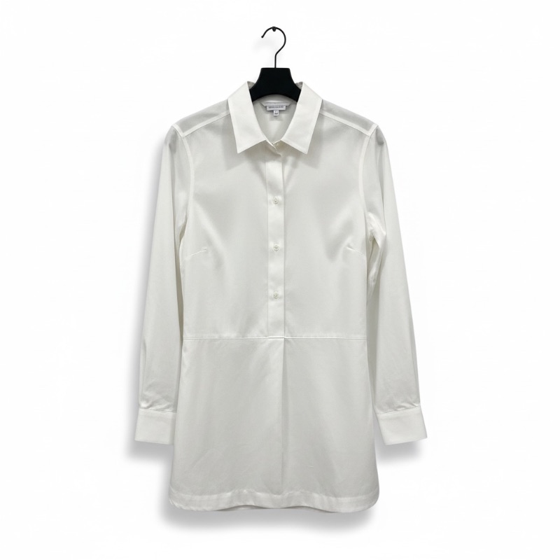 Photo 1 of FOXCROFT NYC WHITE TUXEDO STYLE BLOUSE (6)