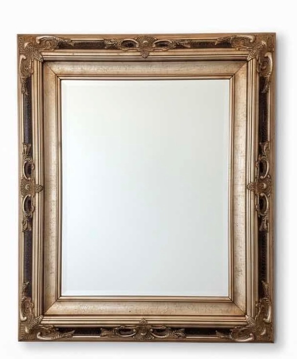 Photo 1 of GOLD ORNATE FRAMED WALL MIRRORS 38” x 43”
