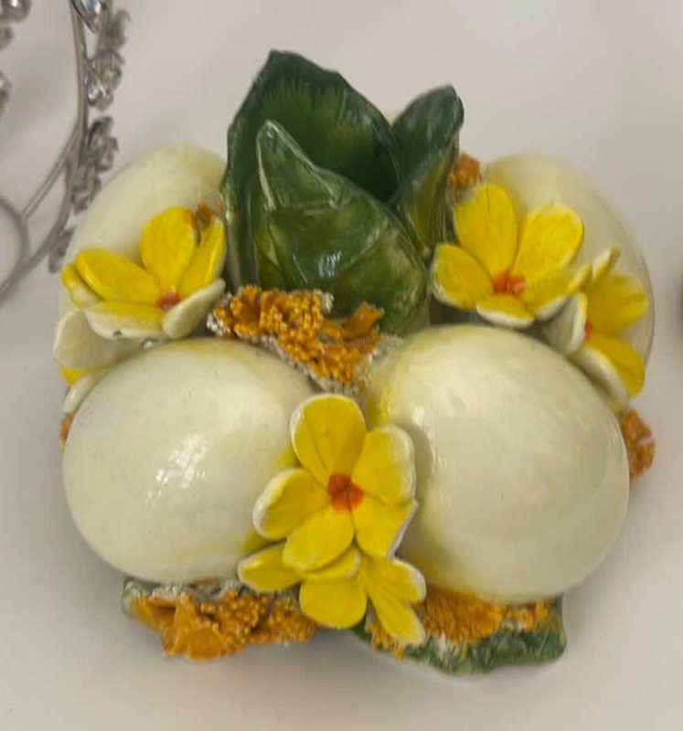 Photo 1 of 3 DECORATIVE EASTER EGG DECOR/COLLECTIBLES (TALLEST 10”)