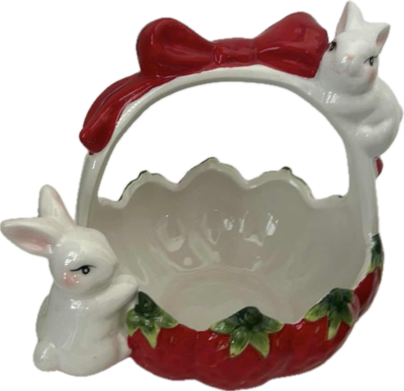 Photo 1 of 3 DECORATIVE EASTER BUNNY DECOR/COLLECTIBLES (TALLEST 9”)