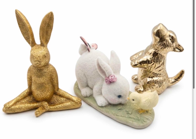 Photo 1 of 3 EASTER DECOR PIECES (TALLEST 8.5”)