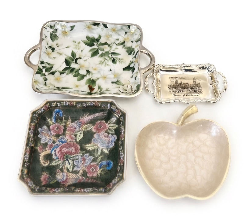 Photo 1 of 4 DECORATIVE TRAYS & PLATTERS (LARGEST 12” x 7.5”