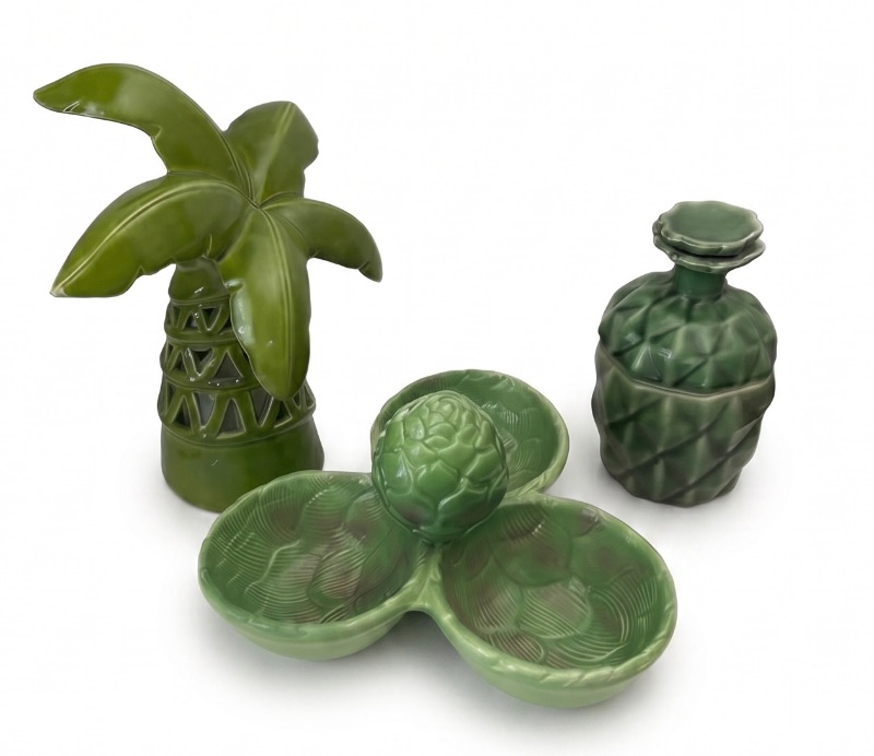 Photo 1 of 3 PC GREEN HOME GOODS DECOR AND ACCESSORIES (TALLEST H10”)