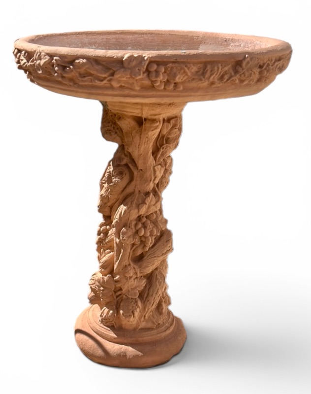 Photo 1 of STONE GRAPEVINE BIRDBATH