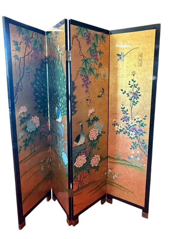 Photo 1 of 4 PANEL ORIENTAL DESIGN ROOM DIVIDER (PANEL SIZES W18” x H 73”)