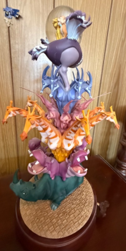 Photo 1 of DISNEY THE LION KING "I JUST CAN'T WAIT TO BE KING" 10TH ANNIVERSARY MUSICAL ROTATING SNOW GLOBE H18”