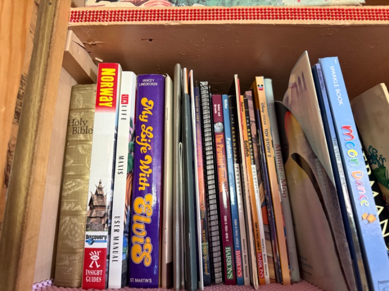 Photo 1 of CONTENTS OF SHELF-BOOKS W VARIOUS TITLES/AUTHORS