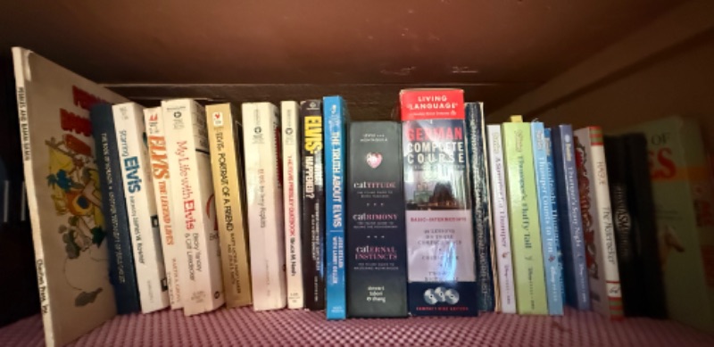 Photo 1 of CONTENTS OF SHELF-BOOKS W VARIOUS TITLES/AUTHORS