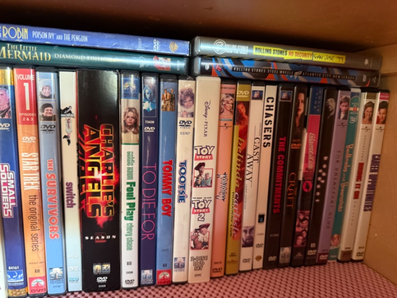 Photo 1 of CONTENTS OF SHELVES -DVD’S VARIOUS TITLES