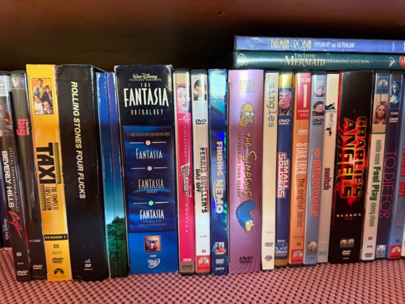 Photo 1 of CONTENTS OF SHELVES -DVD’S VARIOUS TITLES