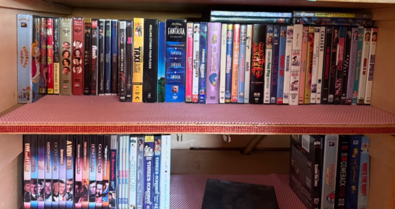 Photo 1 of CONTENTS OF SHELVES -DVD’S VARIOUS TITLES