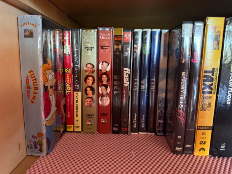 Photo 1 of CONTENTS OF SHELVES -DVD’S VARIOUS TITLES