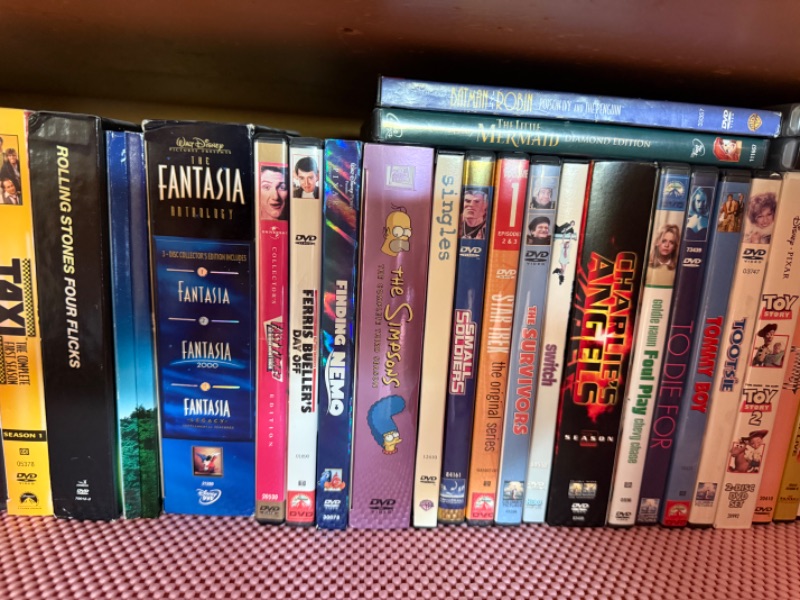 Photo 1 of CONTENTS OF SHELVES -DVD’S VARIOUS TITLES