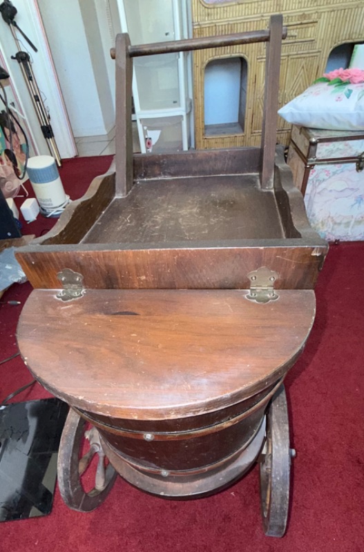 Photo 1 of VINTAGE WOOD FLOWER CART 32”x15” H30”
